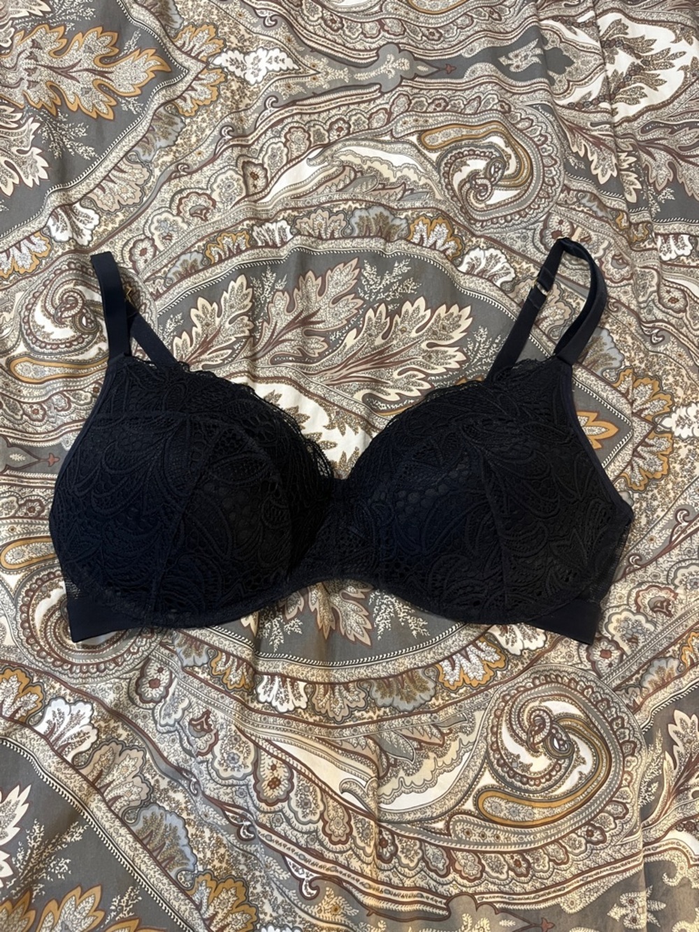 Lively Black Lace Bra-38C